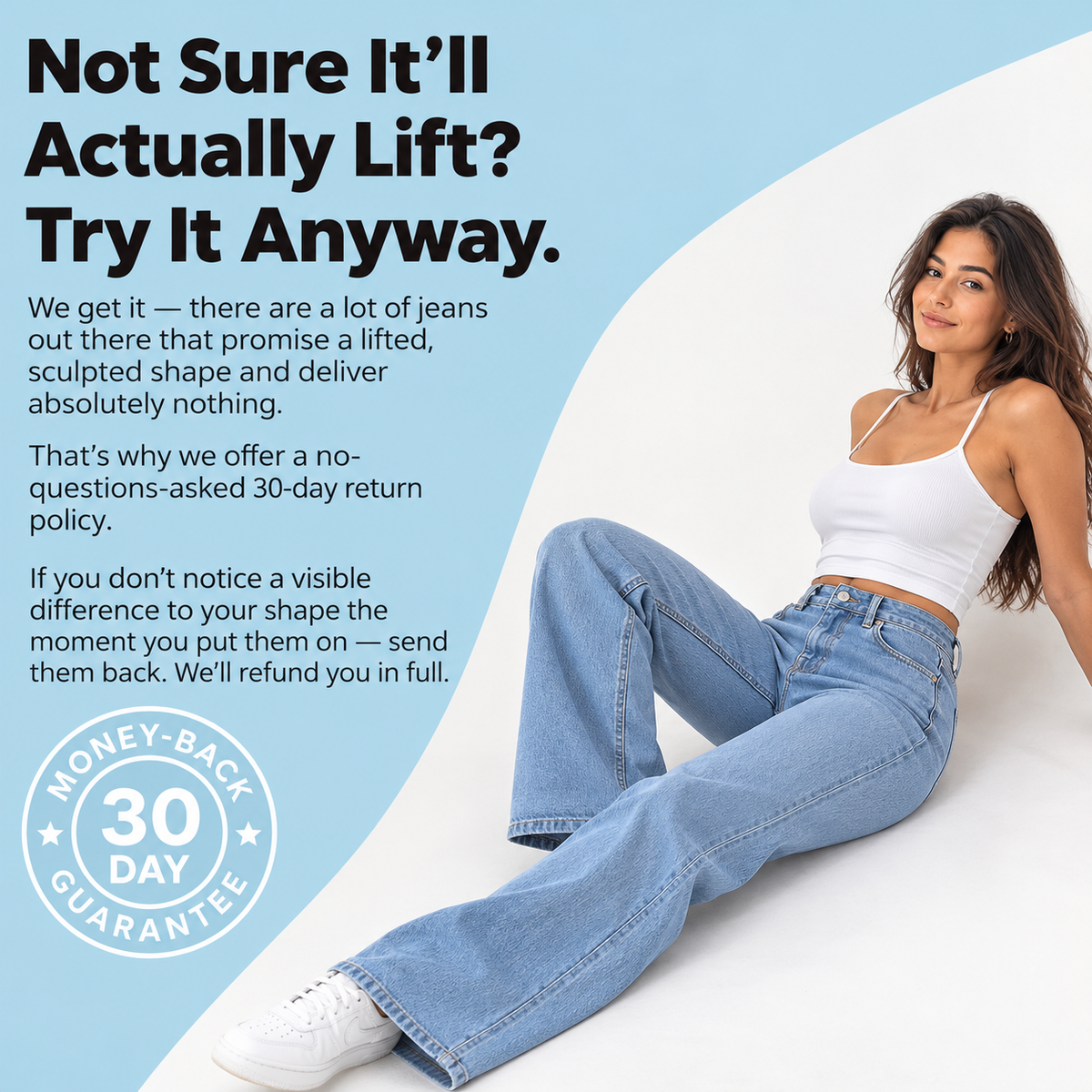 Zavelleur Sculpt Mid Raise Jeans