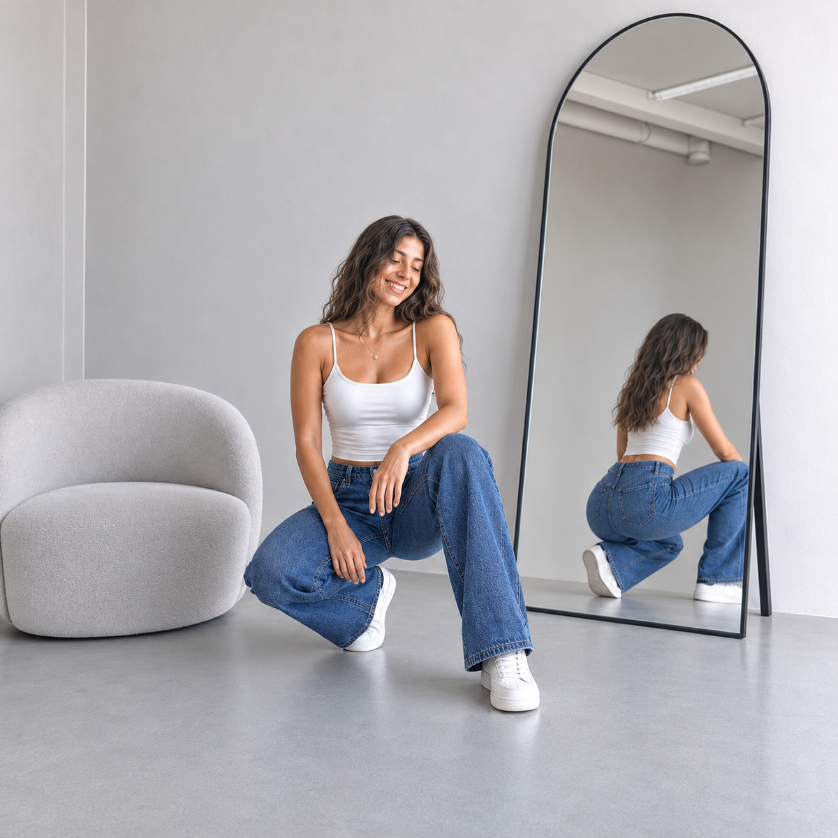 Zavelleur Sculpt Mid Raise Jeans