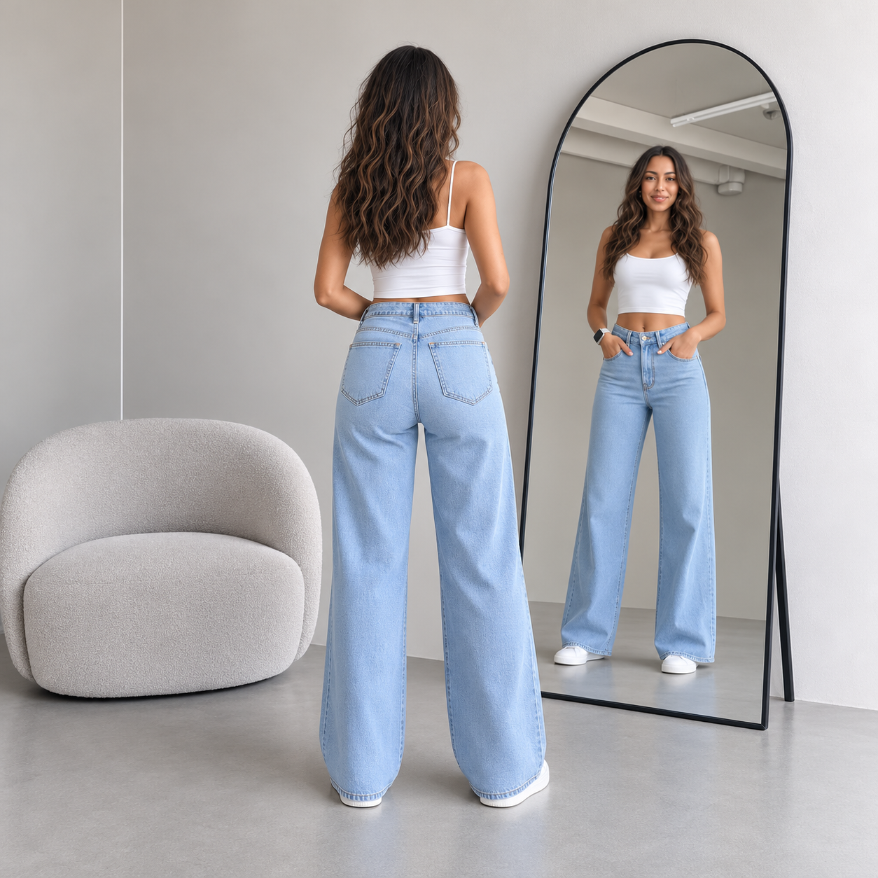 Zavelleur Sculpt Mid Raise Jeans